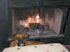 Ginger by the Fireplace